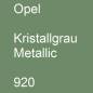 Preview: Opel, Kristallgrau Metallic, 920.